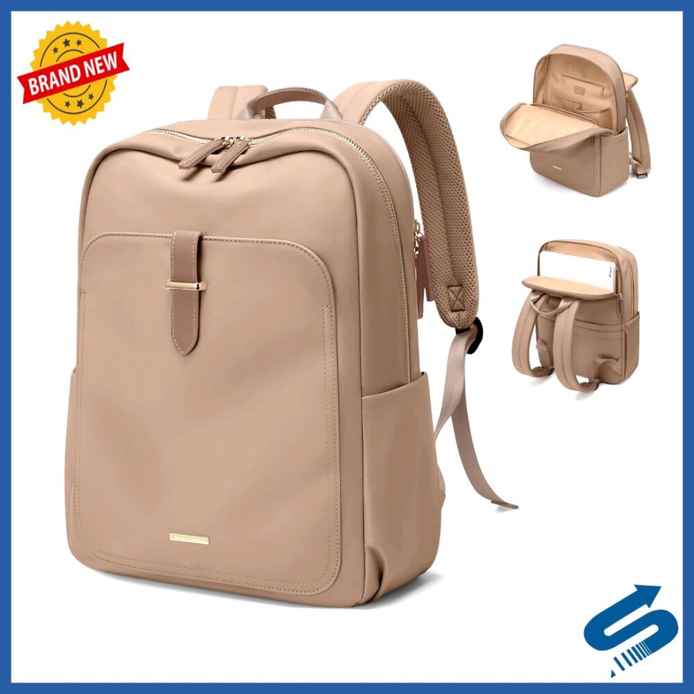 Laptop Backpack Casual Work Travel Business Chic Minimal Oversized 15.6 Inch